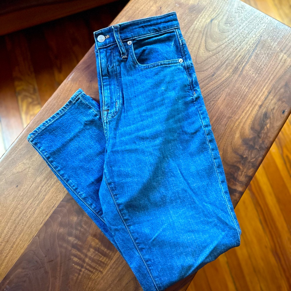 MADEWELL HIGH RISE SLIM BOY JEAN - SIZE 28, FALL 2020
